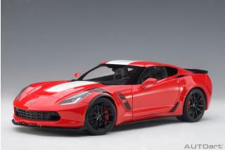 CHEVROLET CORVETTE C7 GRAND SPORT (RED) 2017 (COMPOSITE MODEL/FULL OPENINGS) AUTOart 1:18