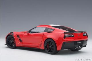 CHEVROLET CORVETTE C7 GRAND SPORT (RED) 2017 (COMPOSITE MODEL/FULL OPENINGS) AUTOart 1:18