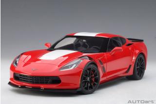 CHEVROLET CORVETTE C7 GRAND SPORT (RED) 2017 (COMPOSITE MODEL/FULL OPENINGS) AUTOart 1:18