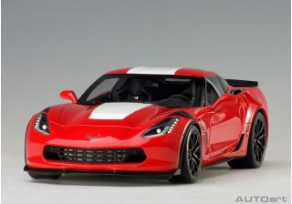 CHEVROLET CORVETTE C7 GRAND SPORT (RED) 2017 (COMPOSITE MODEL/FULL OPENINGS) AUTOart 1:18