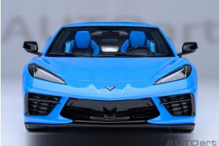 CHEVROLET CORVETTE C8 STINGRAY (RAPID BLUE) AUTOart 1:18 Composite