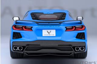 CHEVROLET CORVETTE C8 STINGRAY (RAPID BLUE) AUTOart 1:18 Composite