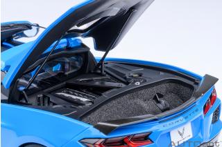 CHEVROLET CORVETTE C8 STINGRAY (RAPID BLUE) AUTOart 1:18 Composite