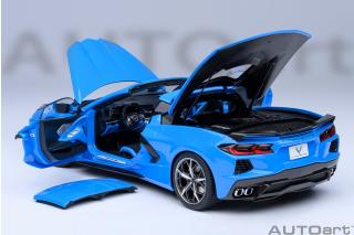 CHEVROLET CORVETTE C8 STINGRAY (RAPID BLUE) AUTOart 1:18 Composite