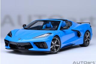 CHEVROLET CORVETTE C8 STINGRAY (RAPID BLUE) AUTOart 1:18 Composite