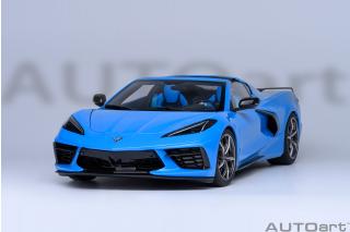 CHEVROLET CORVETTE C8 STINGRAY (RAPID BLUE) AUTOart 1:18 Composite