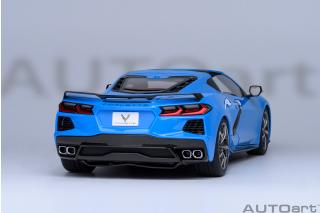 CHEVROLET CORVETTE C8 STINGRAY (RAPID BLUE) AUTOart 1:18 Composite