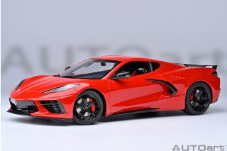 CHEVROLET CORVETTE C8 STINGRAY (TORCH RED) AUTOart 1:18 Composite