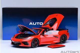 CHEVROLET CORVETTE C8 STINGRAY (TORCH RED) AUTOart 1:18 Composite