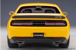 Dodge Challenger SRT Hellcat widebody 2018 (yellow jacket/satin black painted hood) (composite model/full openings) AUTOart 1:18