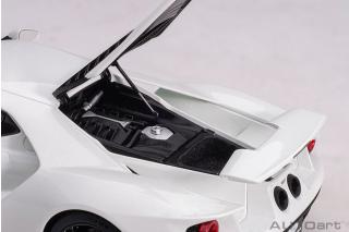 FORD GT 2017 (FROZEN WHITE) (COMPOSITE MODEL/FULL OPENINGS) AUTOart 1:18