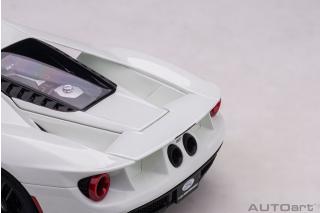 FORD GT 2017 (FROZEN WHITE) (COMPOSITE MODEL/FULL OPENINGS) AUTOart 1:18