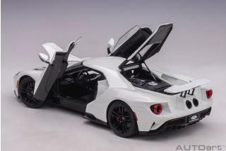 FORD GT 2017 (FROZEN WHITE) (COMPOSITE MODEL/FULL OPENINGS) AUTOart 1:18