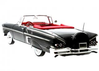 Chevy Impala cabriolet 1958 schwarz MotorMax 1:18