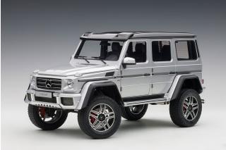 MERCEDES-BENZ G 500 4X4 2 2016 (SILVER) (COMPOSITE MODEL/FULL OPENINGS) AUTOart 1:18