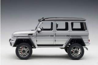 MERCEDES-BENZ G 500 4X4 2 2016 (SILVER) (COMPOSITE MODEL/FULL OPENINGS) AUTOart 1:18