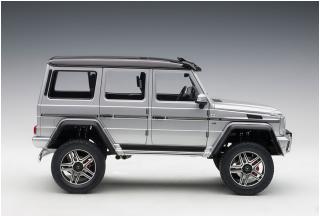 MERCEDES-BENZ G 500 4X4 2 2016 (SILVER) (COMPOSITE MODEL/FULL OPENINGS) AUTOart 1:18