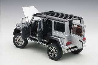 MERCEDES-BENZ G 500 4X4 2 2016 (SILVER) (COMPOSITE MODEL/FULL OPENINGS) AUTOart 1:18