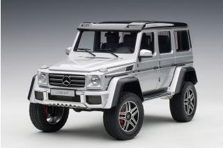 MERCEDES-BENZ G 500 4X4 2 2016 (SILVER) (COMPOSITE MODEL/FULL OPENINGS) AUTOart 1:18