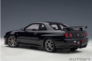 Nissan Skyline GT-R (R34) 2001 V-Spec II (black pearl) (composite model/full openings) AUTOart 1:18 Composite