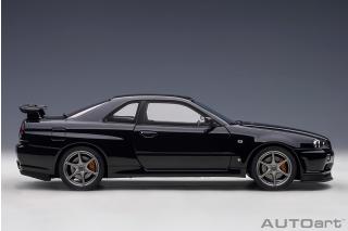 Nissan Skyline GT-R (R34) 2001 V-Spec II (black pearl) (composite model/full openings) AUTOart 1:18 Composite