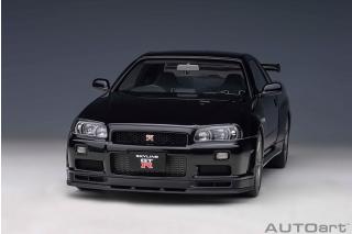 Nissan Skyline GT-R (R34) 2001 V-Spec II (black pearl) (composite model/full openings) AUTOart 1:18 Composite