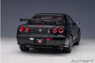 Nissan Skyline GT-R (R34) 2001 V-Spec II (black pearl) (composite model/full openings) AUTOart 1:18 Composite