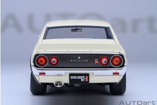 Nissan Skyline 2000 GT-R 1973 (KPGC110) TUNED VERSION (white) (composite model, total  4 openings) AUTOart 1:18