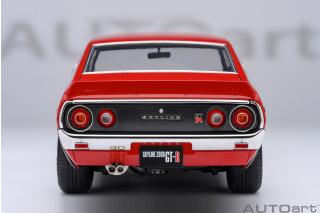 Nissan Skyline 2000 GT-R 1973 (KPGC110) TUNED VERSION (red) (composite model, total 4 openings) AUTOart 1:18