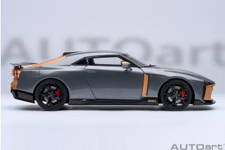 Nissan GT-R50 BY ITALDESIGN  GOODWOOD VERSION 2020 (liquid kinetic grey/energetic sigma gold ) (composite model/two doors openings, total 4 opening) AUTOart 1:18 Composite