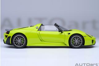 PORSCHE 918 SPYDER WEISSACH PACKAGE (ACID GREEN) AUTOart 1:18