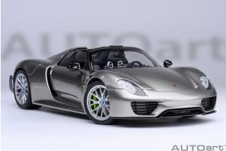 PORSCHE 918 SPYDER WEISSACH PACKAGE (LIQUID METAL SILVER) AUTOart 1:18