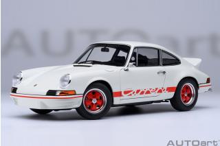 Porsche 911 Carrera 2.7 RS (Grand Prix white/red Stripes) AUTOart 1:18