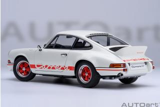 Porsche 911 Carrera 2.7 RS (Grand Prix white/red Stripes) AUTOart 1:18