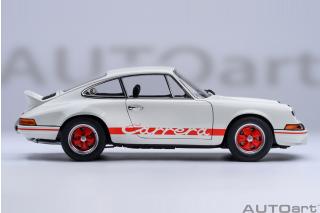 Porsche 911 Carrera 2.7 RS (Grand Prix white/red Stripes) AUTOart 1:18