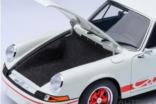 Porsche 911 Carrera 2.7 RS (Grand Prix white/red Stripes) AUTOart 1:18