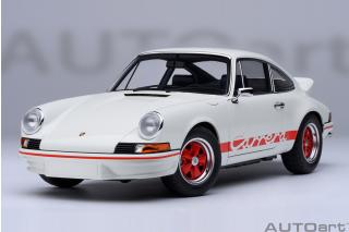 Porsche 911 Carrera 2.7 RS (Grand Prix white/red Stripes) AUTOart 1:18