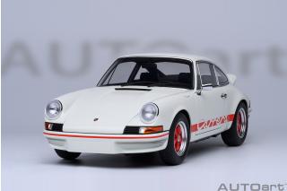 Porsche 911 Carrera 2.7 RS (Grand Prix white/red Stripes) AUTOart 1:18