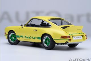 Porsche 911 Carrera 2.7 RS (Light yellow/green Stripes)   AUTOart 1:18