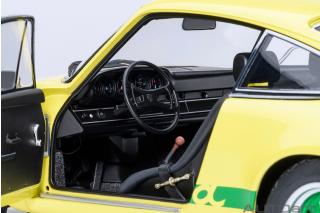 Porsche 911 Carrera 2.7 RS (Light yellow/green Stripes)   AUTOart 1:18