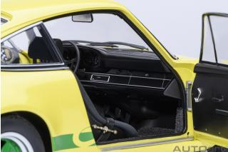 Porsche 911 Carrera 2.7 RS (Light yellow/green Stripes)   AUTOart 1:18