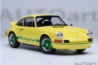 Porsche 911 Carrera 2.7 RS (Light yellow/green Stripes)   AUTOart 1:18