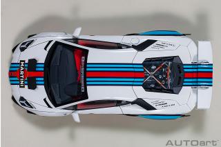 Liberty Walk LB-Works Lamborghini Aventador Limited Edition (Martini Livery) (composite model/full openings) AUTOart 1:18