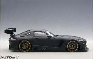 MERCEDES BENZ AMG GT3 PLAIN BODY VERSION (MATT BLACK) (COMPOSITE MODEL/2 DOOR OPENINGS) AUTOart 1:18