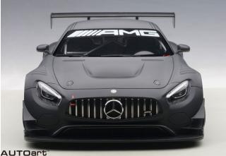 MERCEDES BENZ AMG GT3 PLAIN BODY VERSION (MATT BLACK) (COMPOSITE MODEL/2 DOOR OPENINGS) AUTOart 1:18