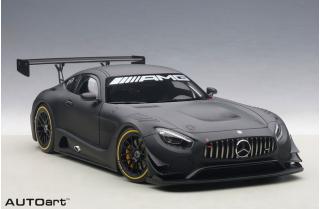 MERCEDES BENZ AMG GT3 PLAIN BODY VERSION (MATT BLACK) (COMPOSITE MODEL/2 DOOR OPENINGS) AUTOart 1:18