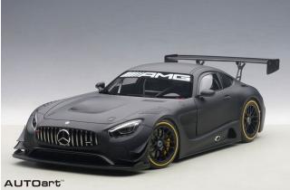 MERCEDES BENZ AMG GT3 PLAIN BODY VERSION (MATT BLACK) (COMPOSITE MODEL/2 DOOR OPENINGS) AUTOart 1:18