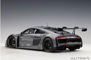 Audi R8 LMS Plain Body Version 2018 (nardo grey) (composite model/2 door openings) AUTOart 1:18