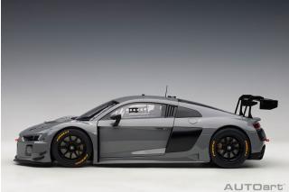 Audi R8 LMS Plain Body Version 2018 (nardo grey) (composite model/2 door openings) AUTOart 1:18