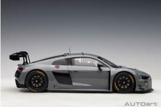 Audi R8 LMS Plain Body Version 2018 (nardo grey) (composite model/2 door openings) AUTOart 1:18